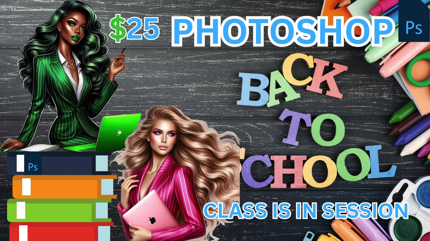 Drop IN PHOTOSHOP CLASS