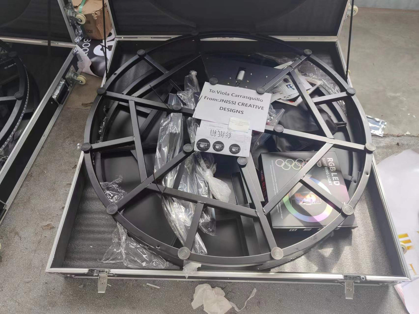 GLASS PHOTO BOOTH 360 SPINNER (FREE LOGO)