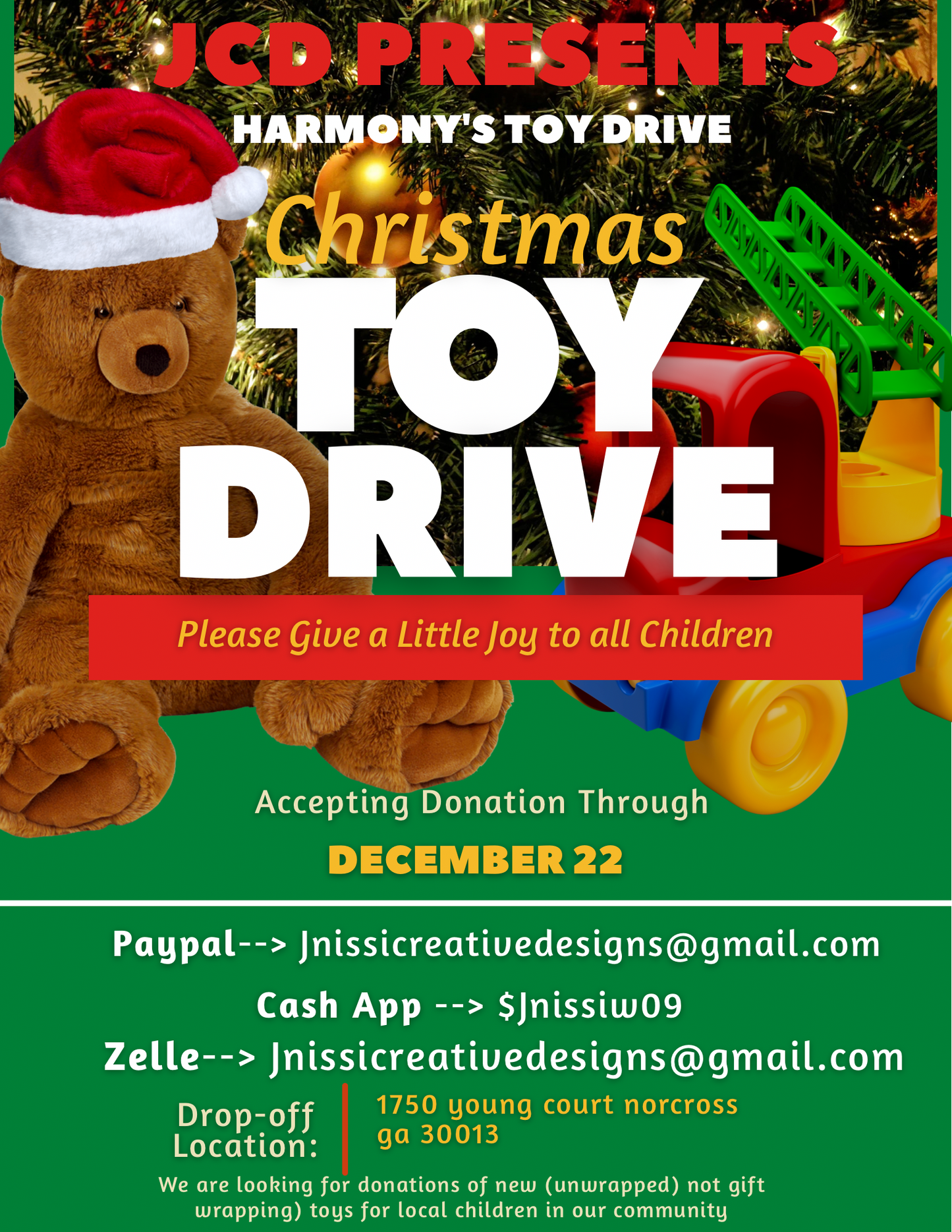 Toy Drive Donation 🧸