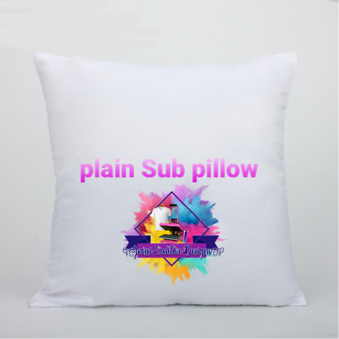 White Satin Sub Pillow (Square) (1ct)