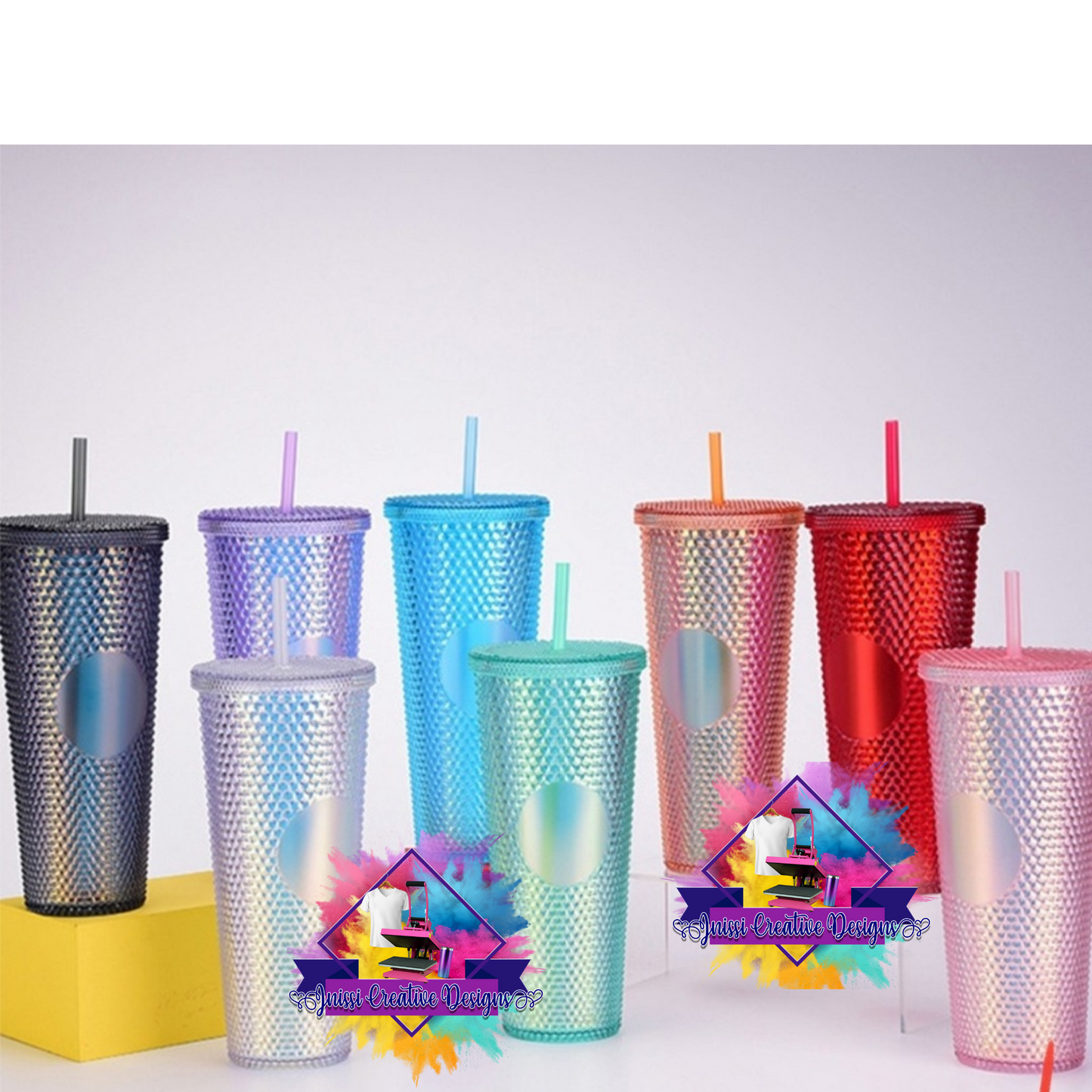 Studded Crystal Tumbler